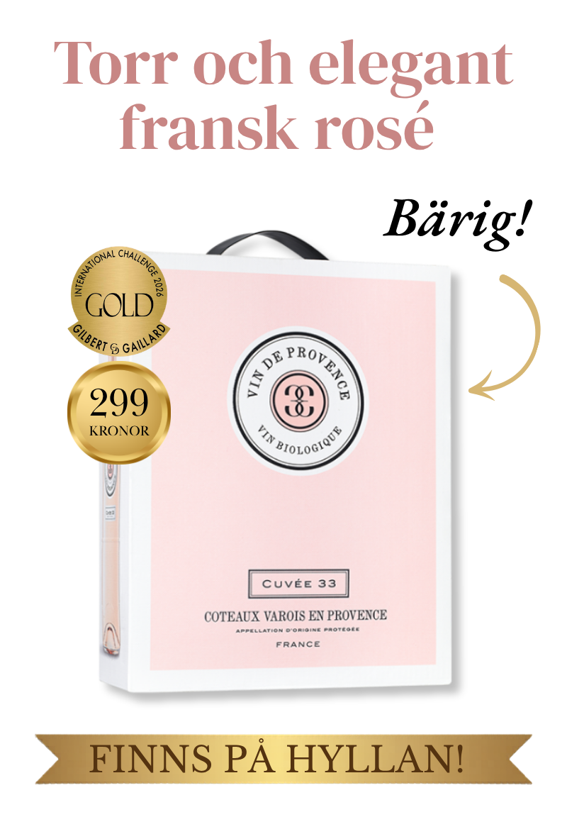 Cuvée 33 Coteaux Varois en Provence Rosé Organic